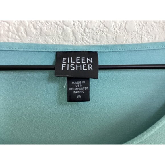 Eileen Fisher Women’s Shirt Top – Size Medium – Teal - Picture 5 of 7